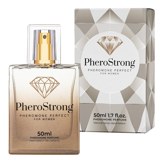 PheroStrong Pheromone Perfect Spray for Women – 50ml feminine fragrance with pheromones – UK discreet delivery