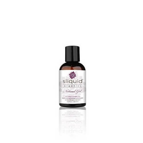 Sliquid Organics Natural Gel – 125ml thick vegan water-based lube – gentle formula for sensitive skin – UK discreet delivery