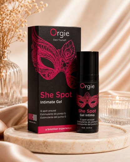 Orgie She Spot G-spot stimulation intimate gel 15ml internal vaginal arousal fluid - AlwaysUnder UK