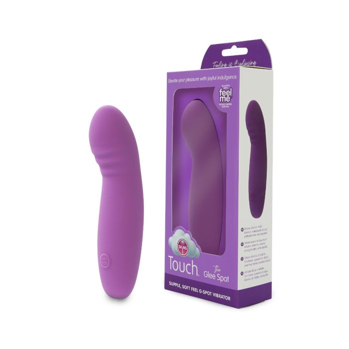 Skins Touch The Glee Spot rechargeable G-spot vibrator and packaging