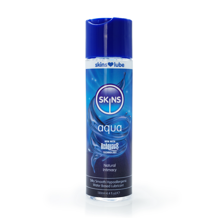 Skins Aqua water-based lubricant 130ml bottle
