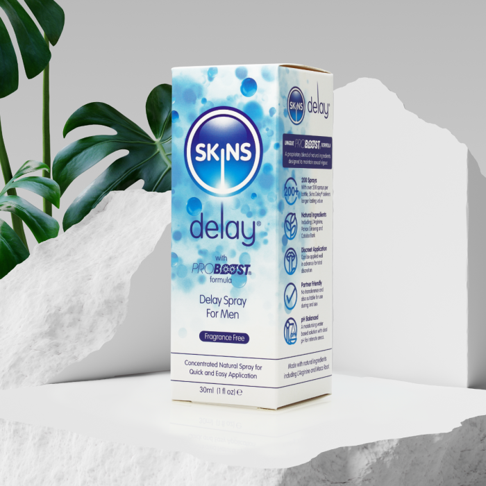 Skins Natural Male Delay Spray 30ml fragrance-free